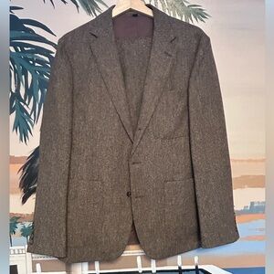 J. Crew Ludlow suit in British wool tweed 38s 31x30
